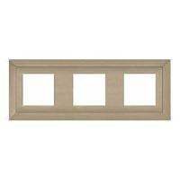 Рамка 3-пост Никель сатин Fede Barcelona  FD01253NS