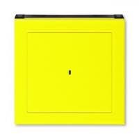 Накладка карточный выключатель ABB Levit жёлтый - дымчатый чёрный 2CHH590700A4064