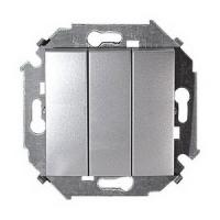 Выключатель 3 клавишный Simon 15 1591391-033