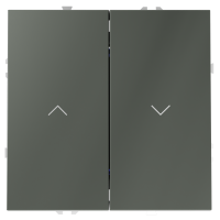 Выключатель для жалюзи 10А Voltum S70 титан Soft touch пластик (VLS020706)