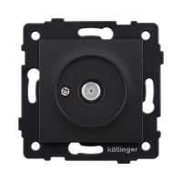 Розетка спутниковая SAT, черный матовый Kollinger REA-020BM для Aspekt, Eleganz, Reflex