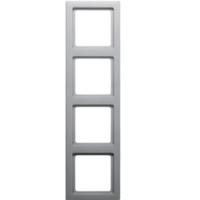 Рамка 4 местная алюминий 10146084 Berker Q1