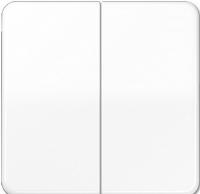 Выключатель двухклавишный Jung CD500 505U+CD595WW