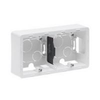 Коробка для наружного монтажа 2-пост белая Inspiria 673990