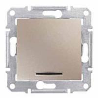 Переключатель 1-клав перекрестный с подвсеткой Schneider Sedna SDN0501168