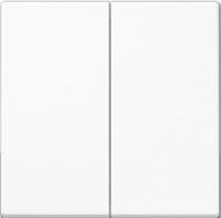 Выключатель двухклавишный Jung 505U+A595WW