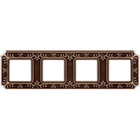 Рамка 4-пост Светлое золото Fede Siena FD01354OB