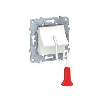 Выключатель со шнуром 1 м без фиксации схема 1 Unica NEW Schneider Electric белый NU522618