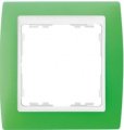 Simon 82 Рамки Зеленый полупрозрачный Белый