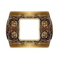 Рамка 1-пост Светлая бронза Fede san remo FD01421PB