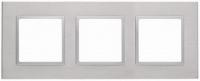 3 постовая рамка алюминий ЭРА Элеганс 14-5203-03