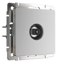 ТВ-розетка оконечная серебряный Werkel Встраиваемые механизмы серебряные W1183006