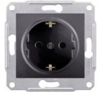 Розетка с/з без защитных шторок Schneider Sedna SDN3000570