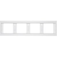 Рамка белая четверная горизонтальная 13837009 Berker K