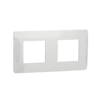 Рамка 2-постовая Unica Studio Schneider Electric белый NU200418
