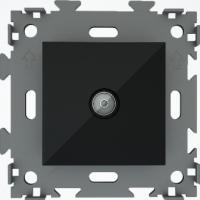 Розетка телевизионная CGSS цв. Черный GL-W201V-BCM