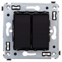 Проходной 2-клав. черный DKC Avanti 4402114