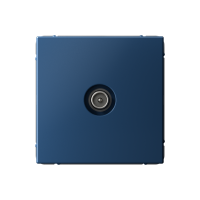 TV Розетка оконечная 1DB Systeme Electric ArtGallery, аквамарин GAL001191