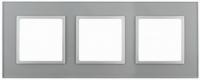 3 постовая рамка алюминий ЭРА Элеганс 14-5103-03