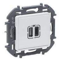 Зарядное устройство USB 3000mA белое Inspiria 673760