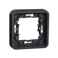 Рамка 1-постовая без винтов IP55 Mureva Styl Schneider Electric антрацит MUR34107