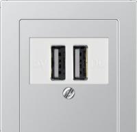 usb розетка | зарядка Jung 260209+A569PLTAL