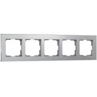 Рамка из металла на 5 постов Аluminium алюминий Werkel Aluminium алюминий W0051706