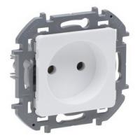 Розетка без заземления 16А белая Inspiria 673710