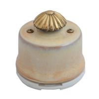 Светорегулятор 60-600W для наружного монтажа бежевый OP.DM.GD Salvador