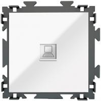 Розетка интернет RJ45 CGSS цв. белый PL-W201C-WCG