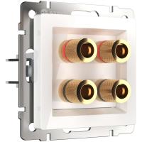 Акустическая розетка белый Werkel Встраиваемые механизмы белые W1185001