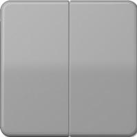 Выключатель двухклавишный Jung CD500 505U+CD595GR