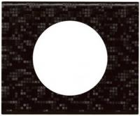 Рамка 1-пост Кожа блек пиксел Legrand Celiane 69451