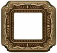 Рамка 1-пост Светлая бронза Fede Firenze FD01361PB