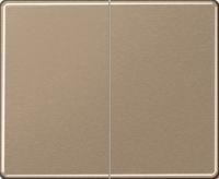 Выключатель двухклавишный Jung SL500 505U+SL595GB