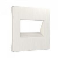 Компьютерная розетка rj45 двойная UTP cat 5e перламутровая рифленая Werkel W1181101 + W1191113