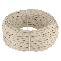 Ретро кабель витой 3х2,5 песочный 50 м Werkel Ретро кабель песочный W6453646