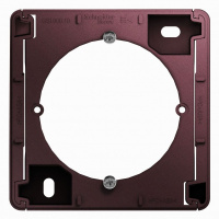 Коробка для наружного монтажа Systeme Electric (Schneider Electric) Glossa, баклажановый GSL001100