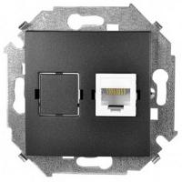 Розетка компьютерная RJ45 Simon 15 1591598-038