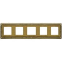 Рамка 5-пост Светлая бронза Fede Sevilla FD01235PB