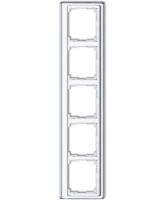 Рамка 5-пост вертикал. белый Jung SL500 SL585WW