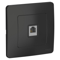 Розетка скрытой установки телефонная RJ11 Systeme Electric Blanca BLNIS011006, Антрацит