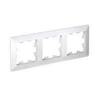 Рамка 3-поставая универсальная Systeme Electric AtlasDesign Air, БЕЛЫЙ ATN220103