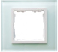 Simon 82 Рамки Натуральный (стекло)-Белый