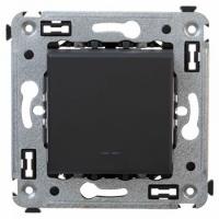 Выключатель 1-клав. черный матовый DKC Avanti 4412103