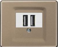 usb розетка | зарядка Jung SL500 260209+SL569TGB