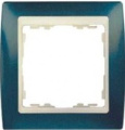 Simon 82 Рамки Синий металлик-Слоновая кость