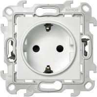 Розетка со шторками и заземлением монтаж Push&Go 16А 2420432-030 Simon 24