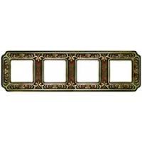 Рамка 4-пост Светлая бронза Fede Palace FD01354PBCL