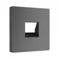 Телефонная розетка rj 11 графит рифленая Werkel W1182001 + W1192004